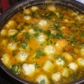 овощной суп с сырными шариками
